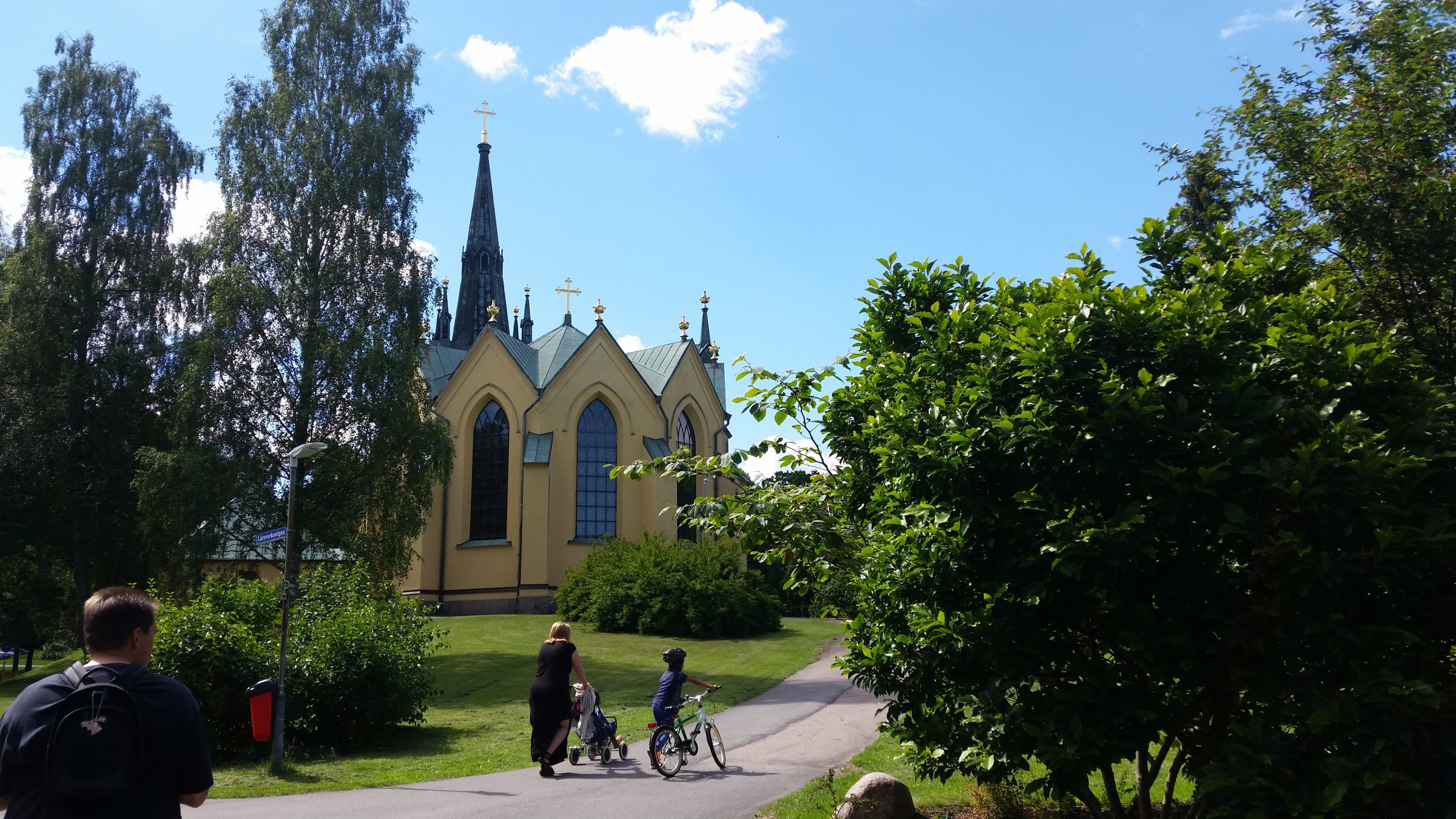 Oskarshamn - Kirche im Stadtpark