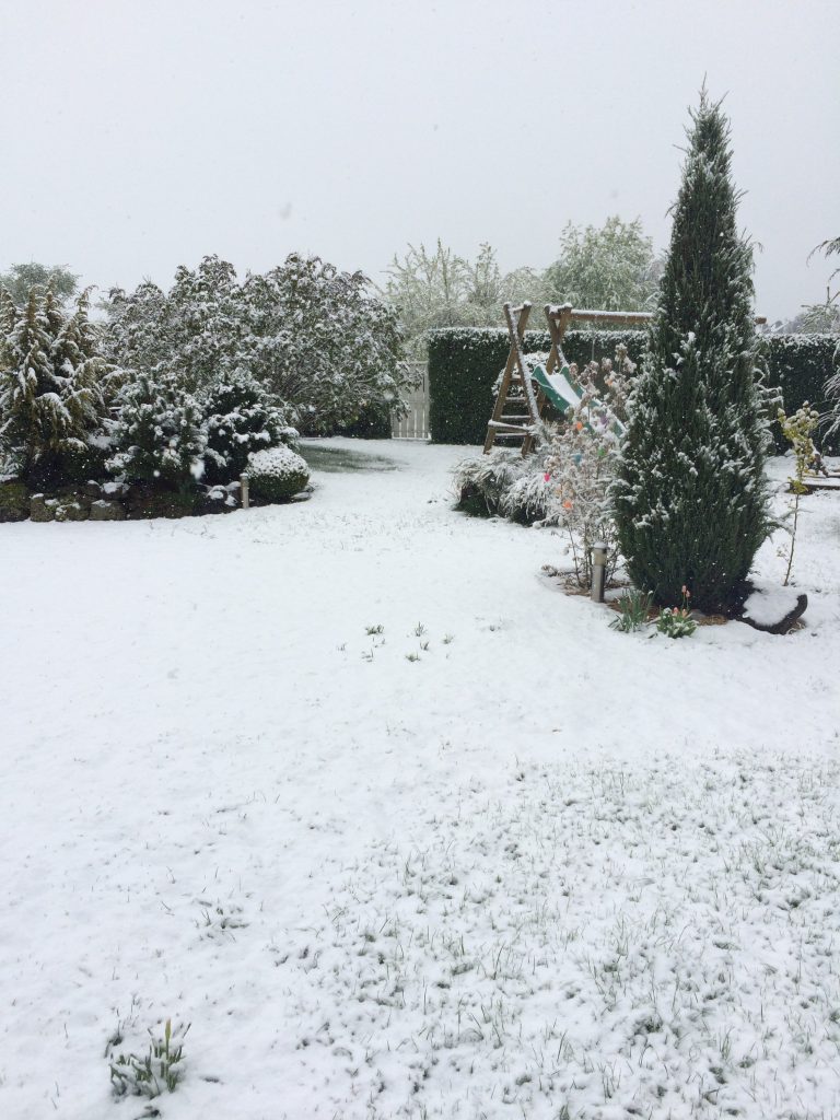 Schnee zu Ostern 2017
